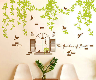 墙贴 出租房焕新颜的魔法贴纸